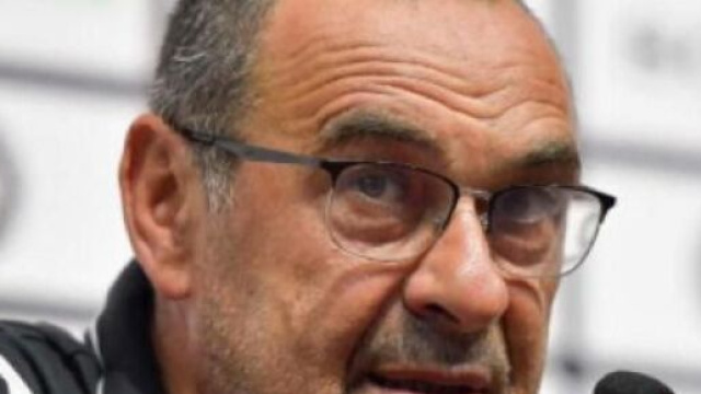 Maurizio Sarri, tecnico della Juventus.