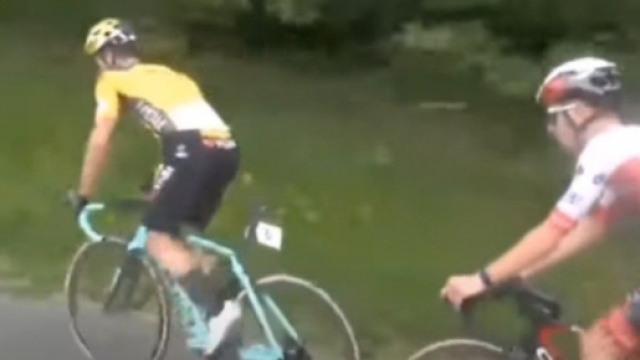 Primoz Roglic e Tadej Pogacar impegnati al Campionato sloveno di ciclismo