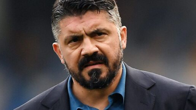 L'allenatore del Napoli Gennaro Gattuso.
