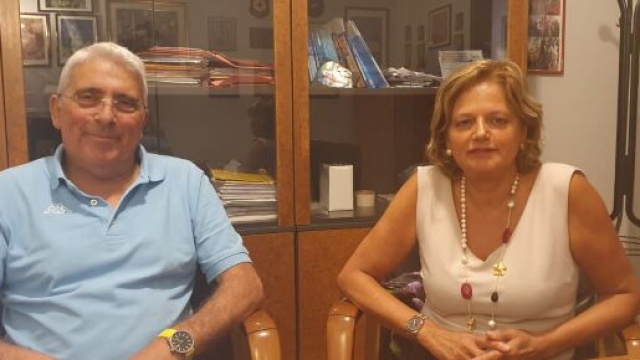 Alfonso Farruggia (Uilpa) e Anna Maria Tirreno (Fp Cgil)
