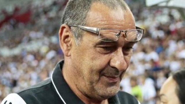 Maurizio Sarri, tecnico della Juventus.