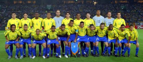 Jogadores da sele&ccedil;&atilde;o de 2002. (Arquivo Blasting News)