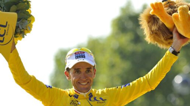 Carlos Sastre, vincitore del Tour de France 2008.
