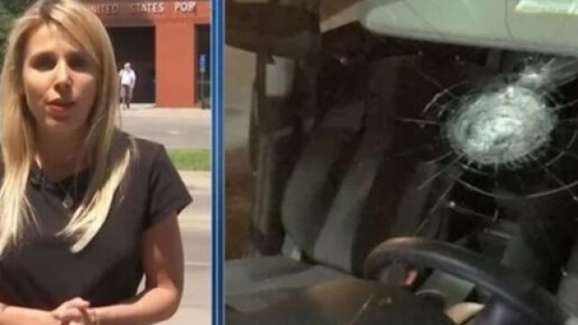 Une &eacute;quipe de TF1 prise pour cible et arr&ecirc;t&eacute;e &agrave; Minneapolis - Capture d'&eacute;cran photos Twitter