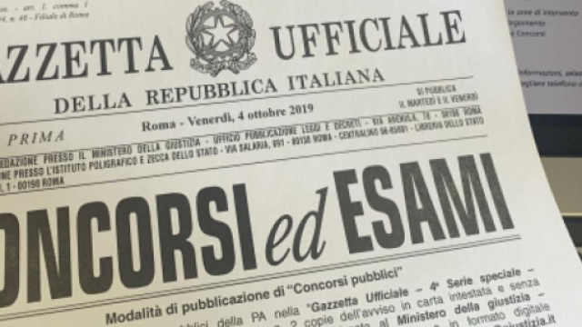 Concorso unico per 2.133 amministrativi.