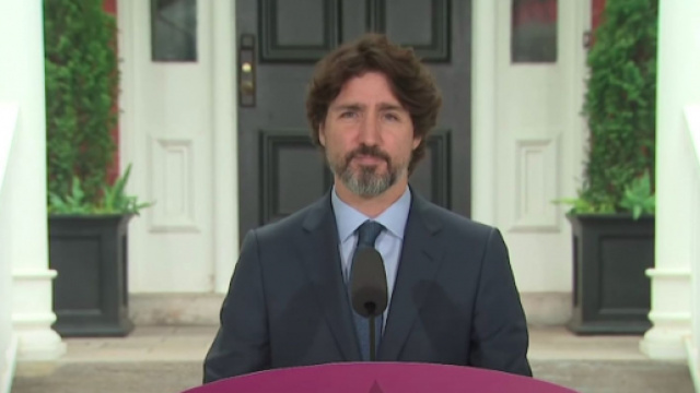 Manifestations antiracistes: Trudeau s'abstient de bl&acirc;mer Donald Trump. Capture d'&eacute;cran/The Guardian