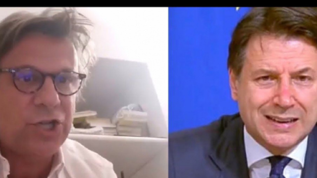 Nicola Porro critica Giuseppe Conte.