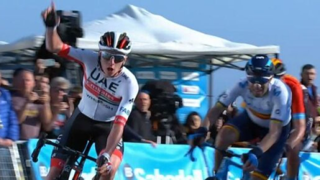 Tadej Pogacar, la vittoria su Valverde alla Volta Valenciana