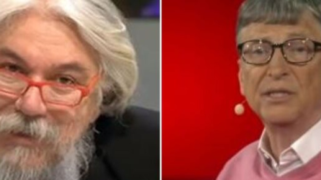 Alessandro Meluzzi e Bill Gates.