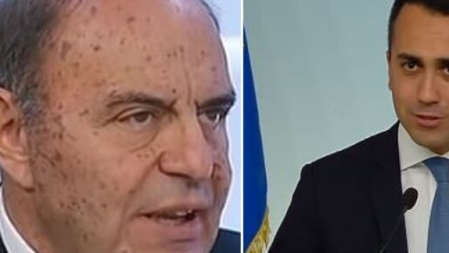 Bruno Vespa e il Ministro degli Esteri Luigi Di Maio.