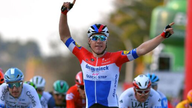 Fabio Jakobsen, velocista olandese della Deceuninck Quickstep.