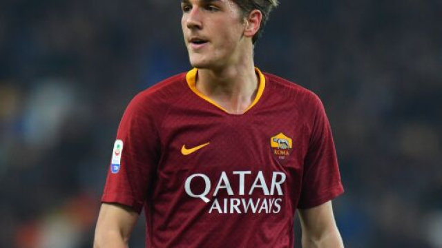 Nicol&ograve; Zaniolo, centrocampista della Roma.