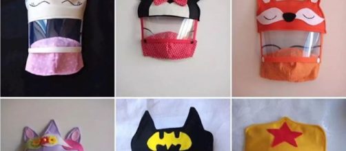 Professora do Distrito Federal cria m&aacute;scaras infantis baseadas em personagens. (Arquivo Pessoal)