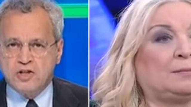 Enrico Mentana e Maria Giovanna Maglie.