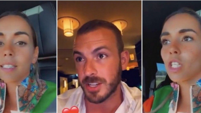 Julien Bert dragu&eacute; par une serveuse par Hilona, elle p&egrave;te un plomb et l'insulte.