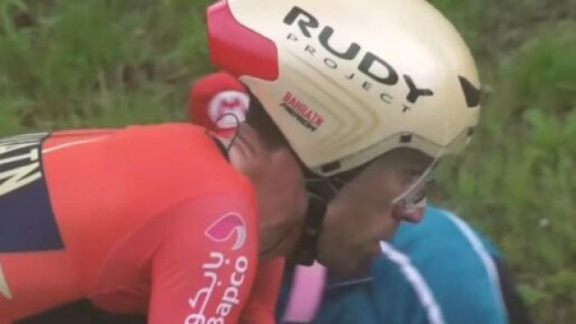 Vincenzo Nibali impegnato allo scorso Giro d'Italia.