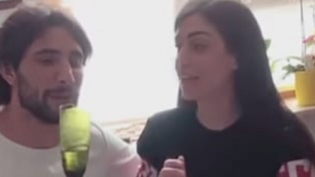 Carlo Pietropoli e Cecilia Zagarrigo hanno festeggiato il primo mesi insieme.
