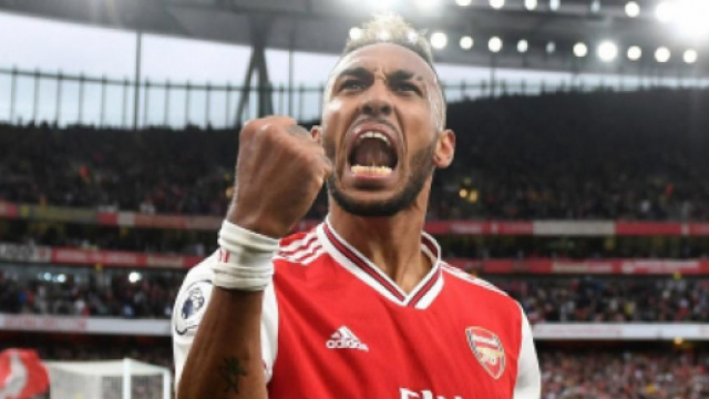 Pierre Emerick Aubameyang, punta dell'Arsenal.