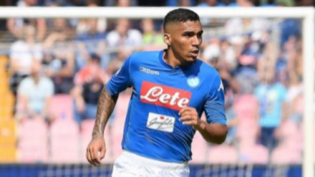 Allan, centrocampista del Napoli.