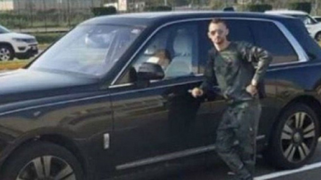 Milano: patente ritirata e sequestro dell'auto per Brozovic per aver commesso una serie di infrazioni.