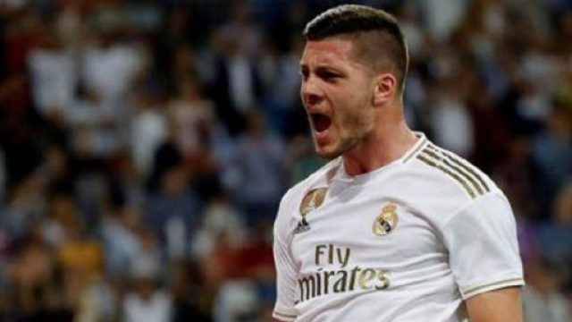 Luka Jovic, attaccante del Real Madrid.