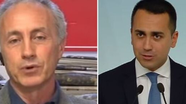 Marco Travaglio e Luigi Di Maio.