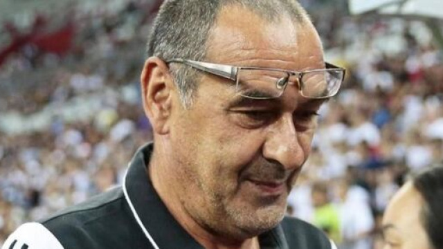 Maurizio Sarri, tecnico della Juventus.