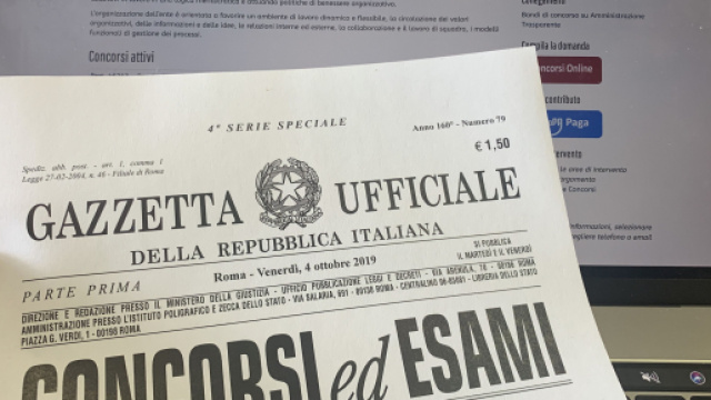 Concorso prorogato al 25 luglio.