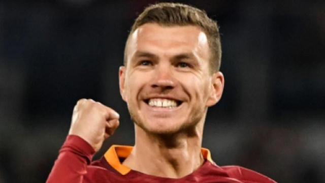 Edin Dzeko, punta bosniaca della Roma.