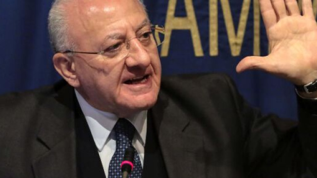 Vincenzo De Luca, governatore della Campania, &egrave; stato intervistato da Bruno Vespa.