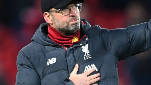 Klopp, allenatore del Liverpool.