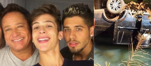 Carro em que os filhos do sertanejo estavam caiu de uma altura de 10 metros. Foto: Arquivo Blasting News