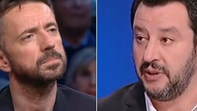 Andrea Scanzi e Matteo Salvini