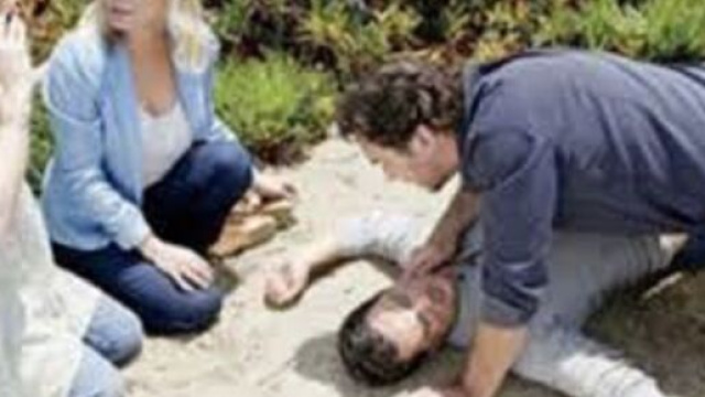 Beautiful, anticipazioni Usa: Thomas cade dalla scogliera e perde i sensi.