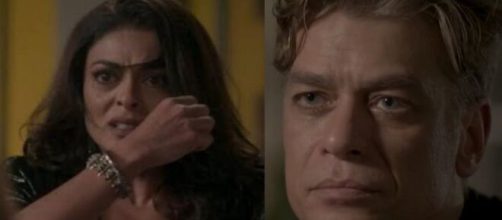 Em 'Totalmente Demais', Arthur ir&aacute; romper la&ccedil;os com Carol. (Fotomontagem)