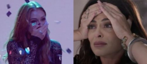 Carolina ficar&aacute; arrasada com a felicidade de Eliza em 'Totalmente Demais'. (Fotomontagem/TV Globo)