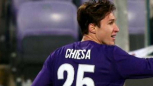 Federico Chiesa, centrocampista offensivo della Fiorentina.