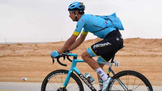 Davide Martinelli in maglia Astana