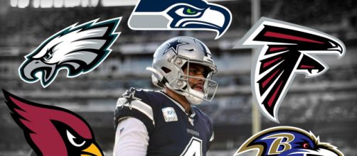 As aves est&atilde;o entre os destaques como mascotes dos times da NFL, que s&atilde;o 5: Eagles, Raves, Seahawks, Cardinals e Falcons. (Arquivo Blasting News)