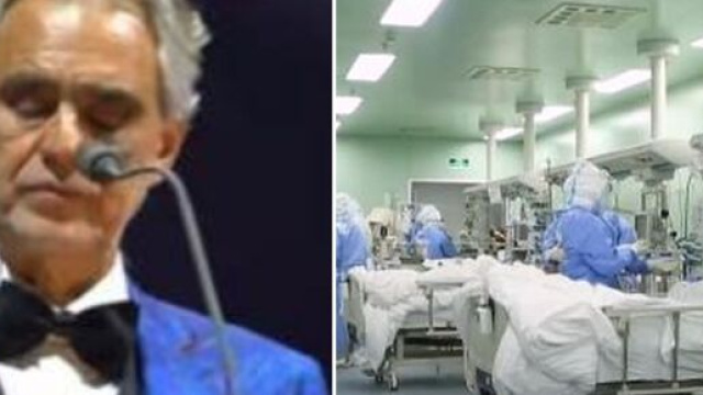 Andrea Bocelli, opinione quasi negazionista sul coronavirus.