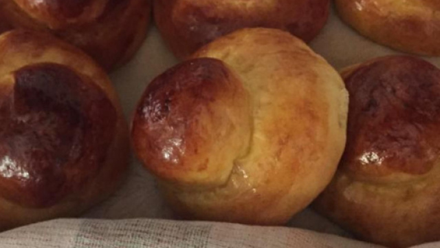 La 'brioscia con il tuppo' siciliana.