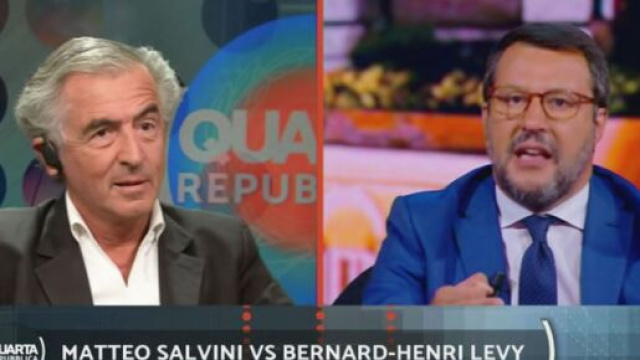 Il filosofo francese Bernard Henry L&eacute;vy critica Matteo Salvini in un'intervista alla Stampa.