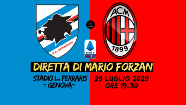 Sampdoria - Milan alle ore 19.30 al Ferraris la penultima di campionato