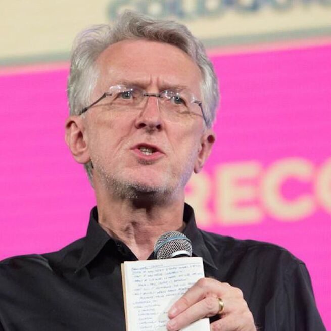 Jeff Jarvis au Festival del Premio Gabriel Garc&iacute;a M&aacute;rquez &agrave; Medell&iacute;n en Colombie &copy; David Estrada Larra&ntilde;eta / FNPI