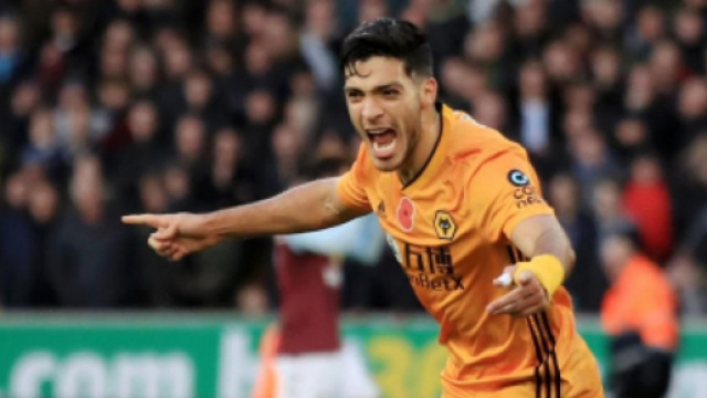 Raul Jimenez, punta del Wolverhampton.