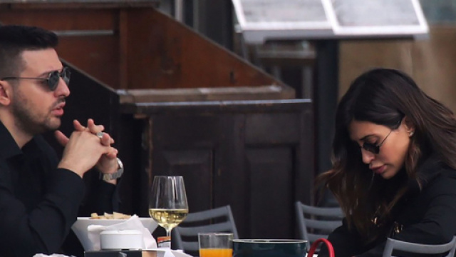 Diego Granese e Mila Suarez a pranzo a Milano.