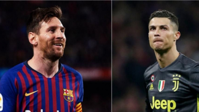 Nella foto Leo Messi e Cristiano Ronaldo.