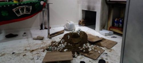 Lareira improvisada explode e mata menina de 12 anos. (Reprodu&ccedil;&atilde;o/Corpo de Bombeiros do RS)