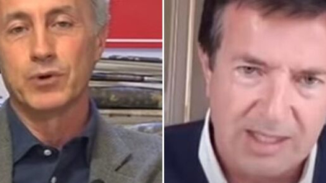 Marco Travaglio e Giorgio Gori.