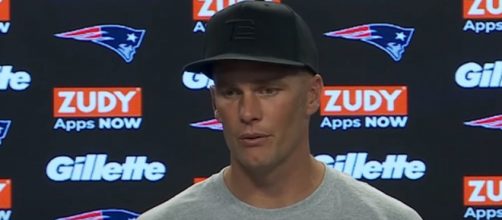 Brady played with the Patriots for two decades. [Image Source: New England Patriots/YouTube]